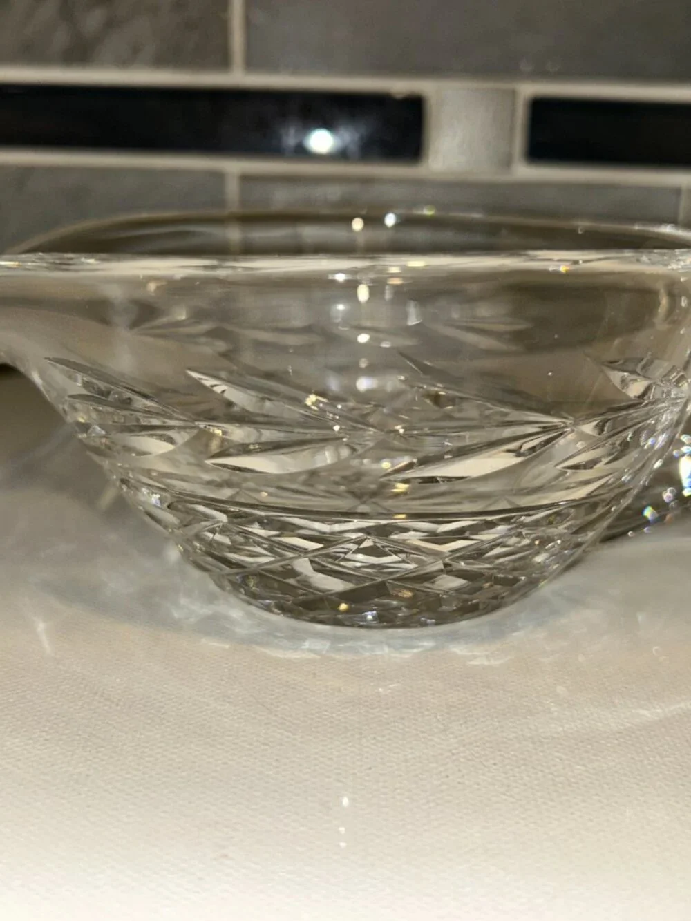 Waterford Crystal Glandore Gravy Boat, retired, 2.5
